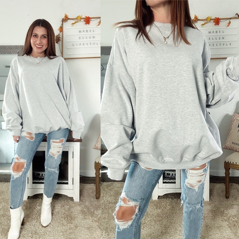 Tri-Mountain Gray Crewneck Sweatshirt size 3XL
